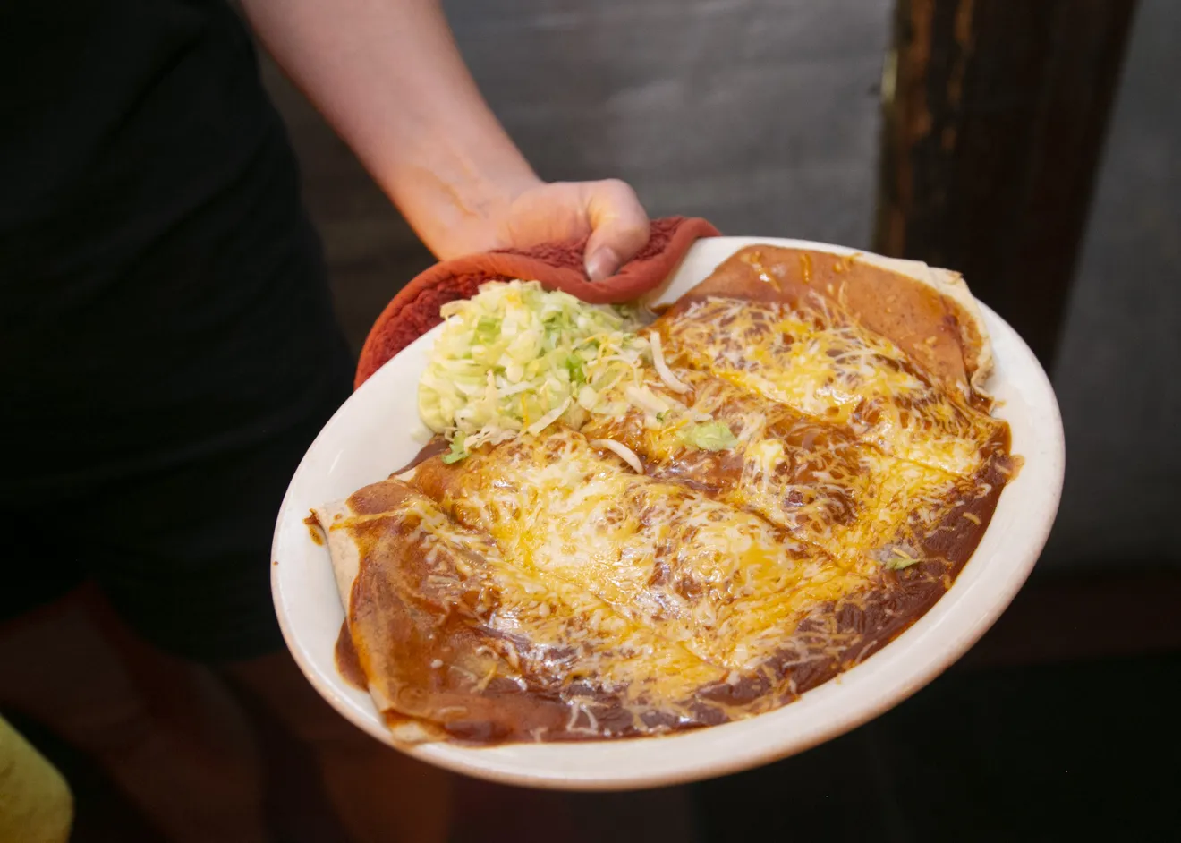 A classic Tee Pee Mexican Food dish