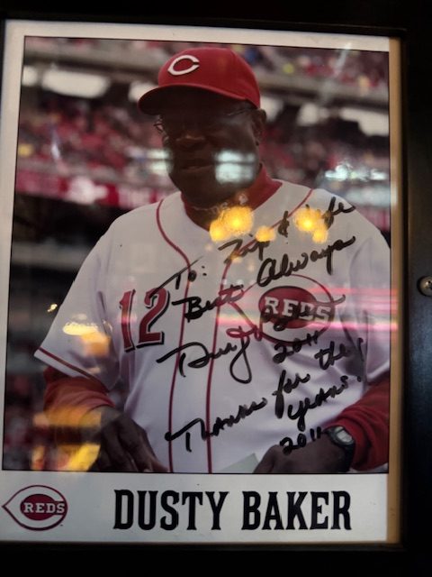 Dusty Baker visiting Tee Pee Mexican Food