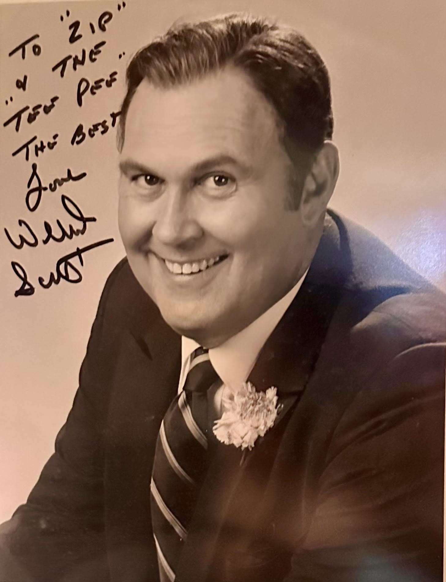 Willard Scott visiting Tee Pee Mexican Food