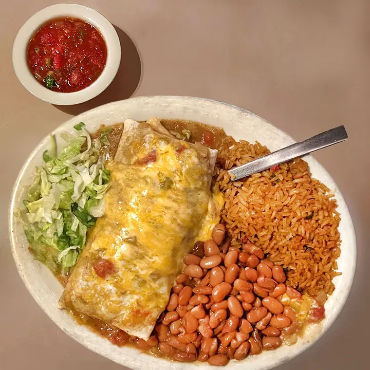 Green chile burros